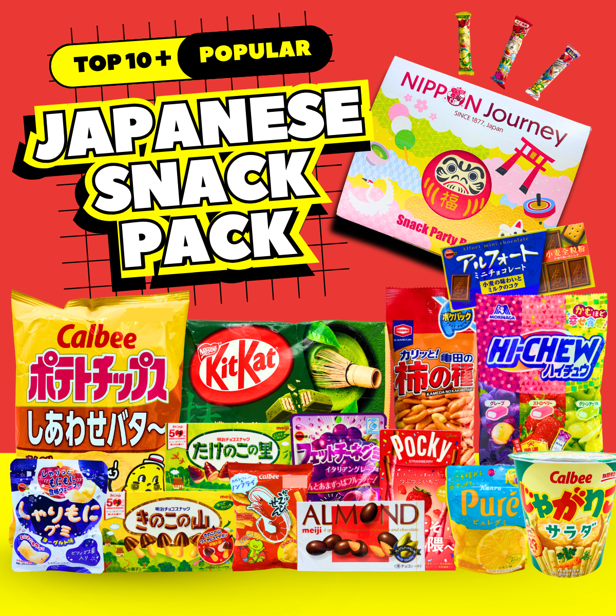 Top 10+ Popular Japanese Snack Pack