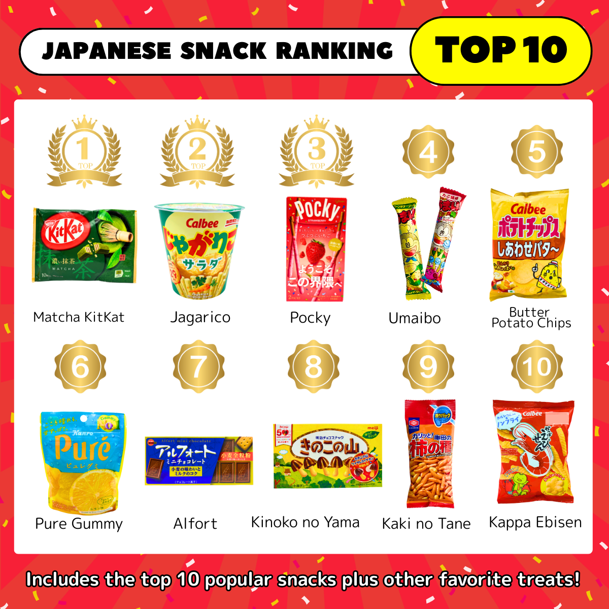 Top 10+ Popular Japanese Snack Pack