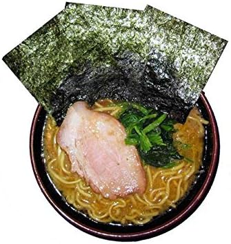 Yokohama ramen with tonkotsu soy sauce broth, featuring flat noodles, sliced pork, seaweed, and greens from Yoshimura-ya.