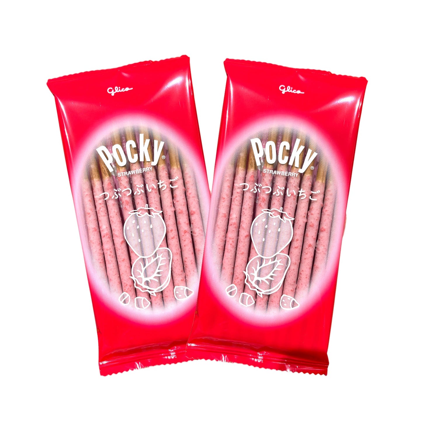 Glico Pocky Chocolate Sticks : Strawberry