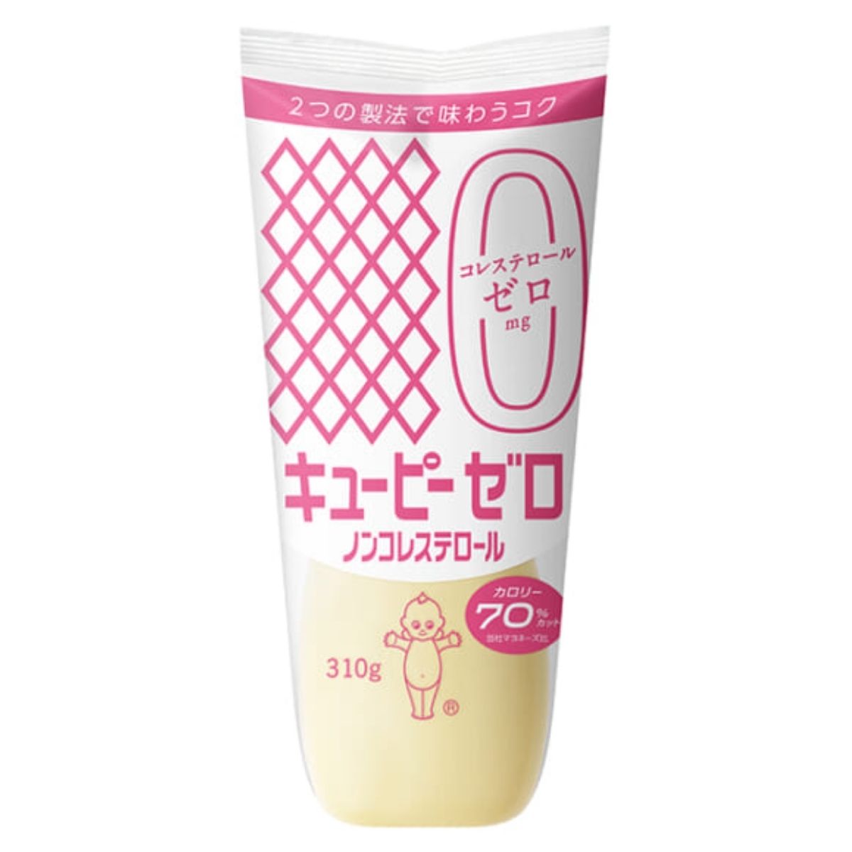 Kewpie Zero mayonnaise-style dressing 310g, cholesterol-free and reduced-calorie Japanese condiment, authentic imported dressing from Japan