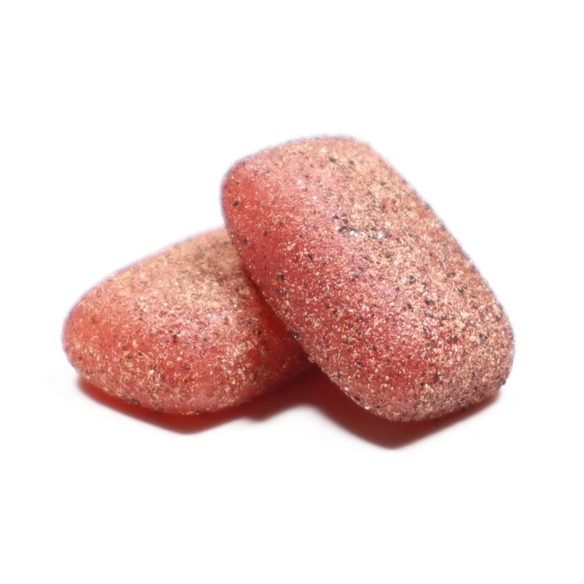 Hard ume plum gummy candy coated with salted ume powder