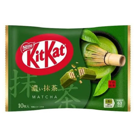 Nestle  Japanese KitKat Mini Wafer Chocolate: Rich Matcha