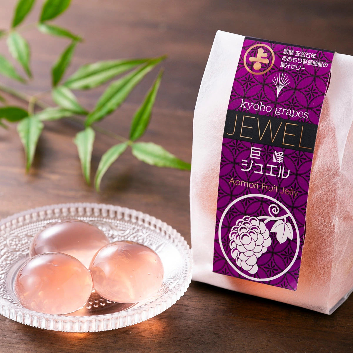 JYOBOSHI Aomori Fruit Jelly Kyoho Grape (2 packs)