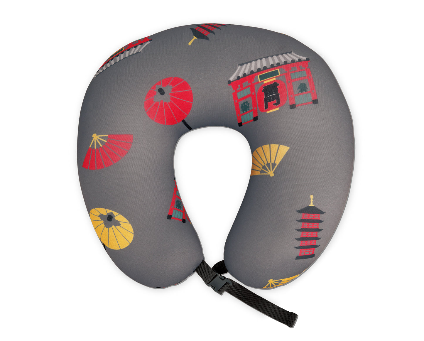 KISHIMA Asakusa Tokyo 2-Way Travel Neck Pillow