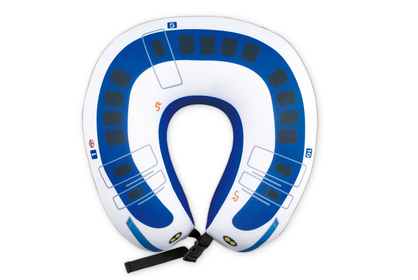 KISHIMA 0 Series Shinkansen 2-Way Travel Neck Pillow