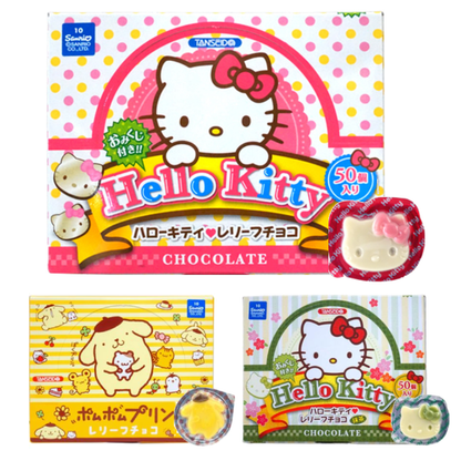 Relief chocolate　(Hello Kitty)(Pom Pom Purin)