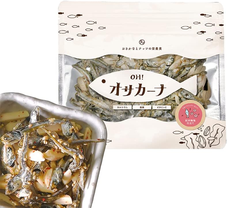 Ume Salt KYUNAN (Tamachan) Osacana Fish Almond: Kishu Ume Salt | NIPPONJourney