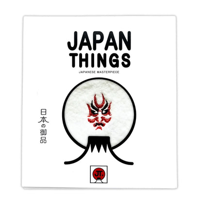 HAIMEN JAPAN THINGS Imabari Towel Handkerchief – Japanese Kabuki mask