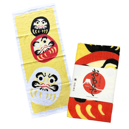 HAIMEN Japanese Gauze Face Towel - Daruma Doll