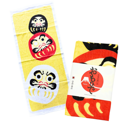 HAIMEN Japanese Gauze Face Towel Daruma