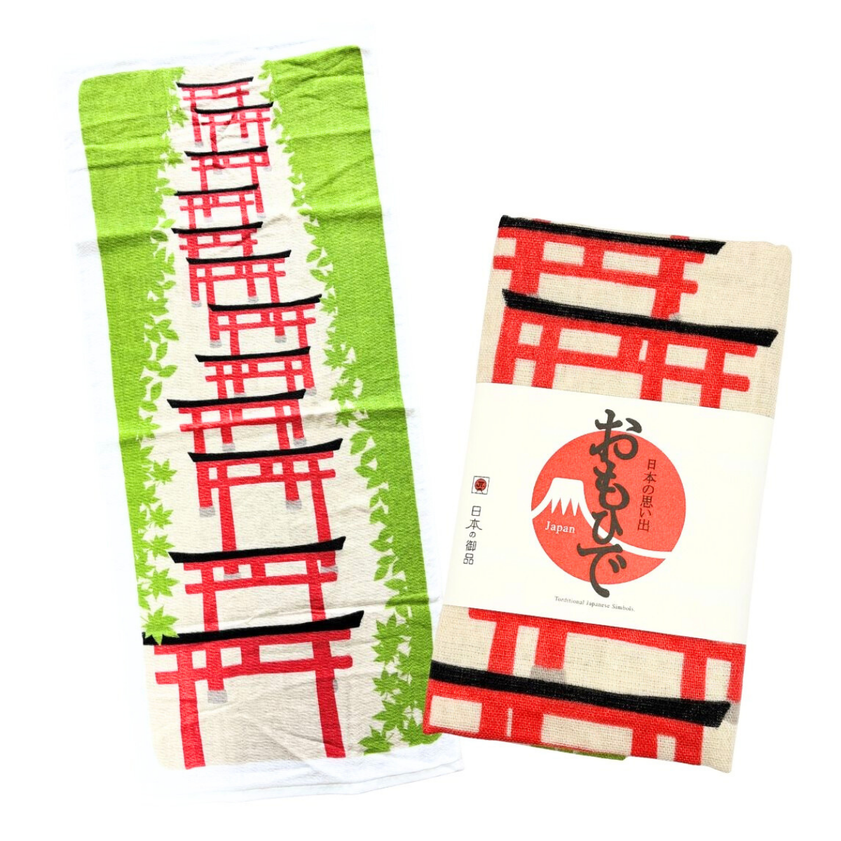 HAIMEN Japanese Gauze Face Towel  Torii gate