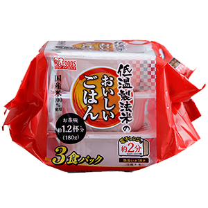 Microwable Rice Japan IRIS FOODS Microwavable Instant Japanese Rice in red packaging ...