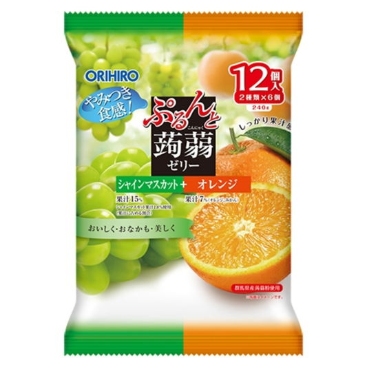 ORIHIRO Konjac Jelly Muscat & Orange
