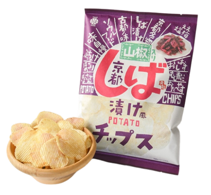 Kyoto Shibazuke Style Potato Chips with Sansho