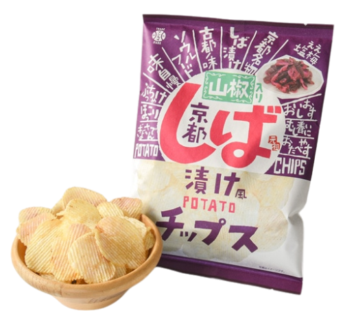 Kyoto Shibazuke Style Potato Chips with Sansho