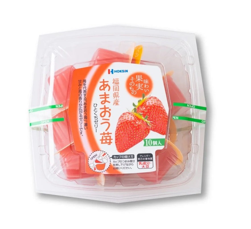 Fukuoka Amaou Strawberry Jelly Mini 10P