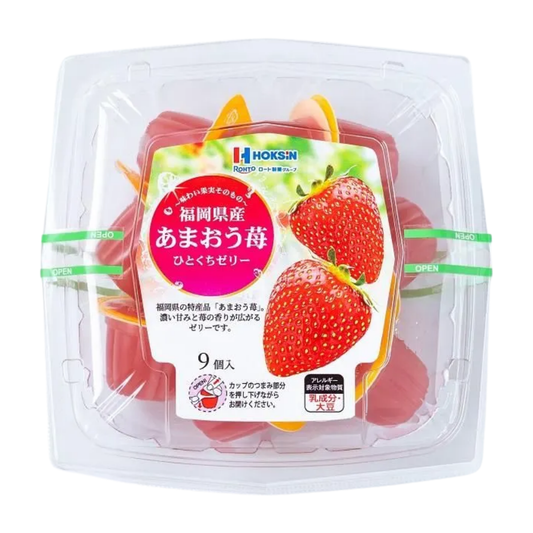 HOKUSHIN FOODS 福岡あまおう草莓果凍迷你10入