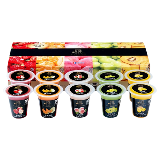HOKUSHIN FOODS Ryo Gocochi Jelly Assortment (5 flavors) 10P