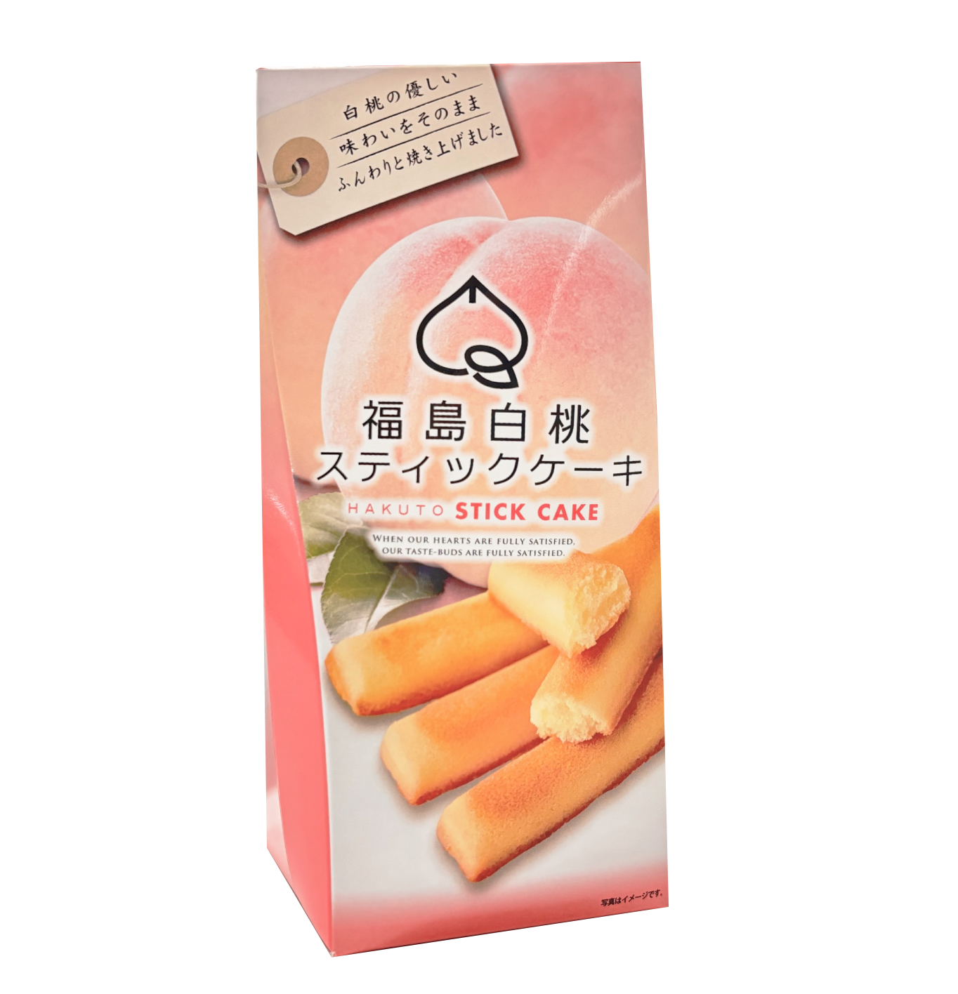 Fukushima White Peach Stick Cake 5P