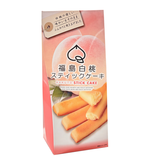 Fukushima White Peach Stick Cake 5P