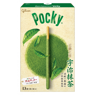 Glico Pocky Snack (Regional exclusive) : Uji Matcha