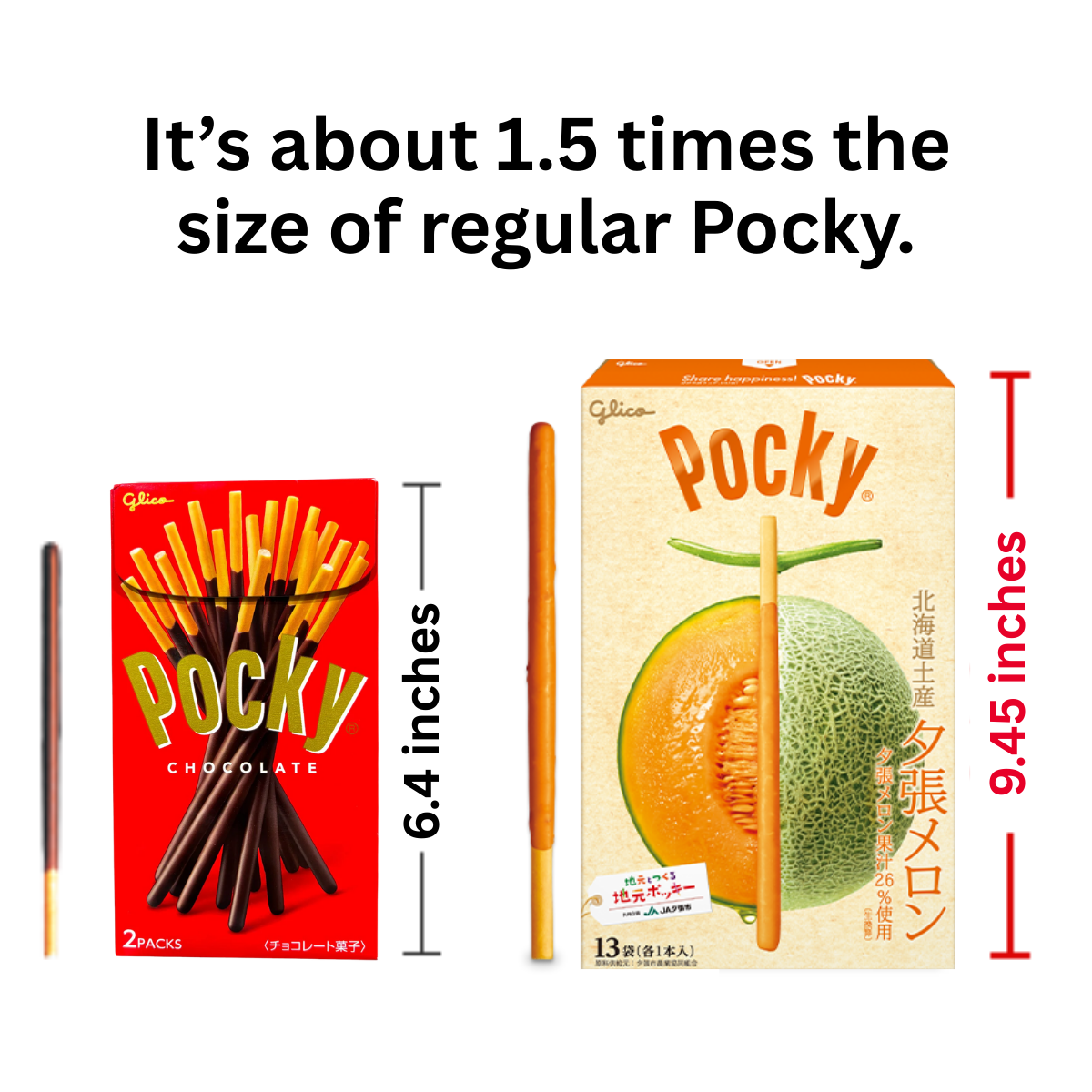 Glico Pocky Snack (Regional exclusive) : Yubari Melon