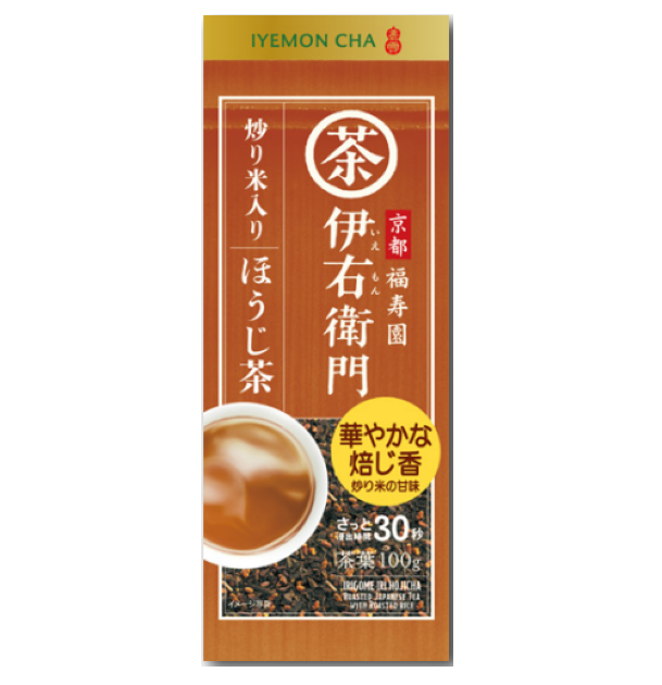 IYEMON CHA Hojicha with Roasted Rice Tea 100g