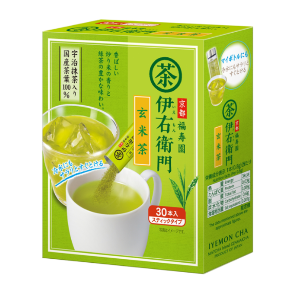우지노츠유 세이차 (이요몬 차) 인스턴트 스틱 일본 녹차
