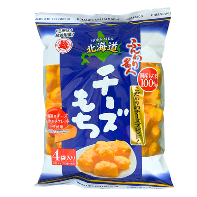 ECHIGO SEIKA Funwarimeijin Rice Cracker : Hokkaido Cheese Mochi