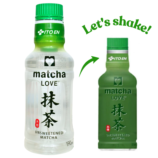 ITOEN Matcha LOVE Unsweetened Powder‑in Matcha Drink 190ml PET