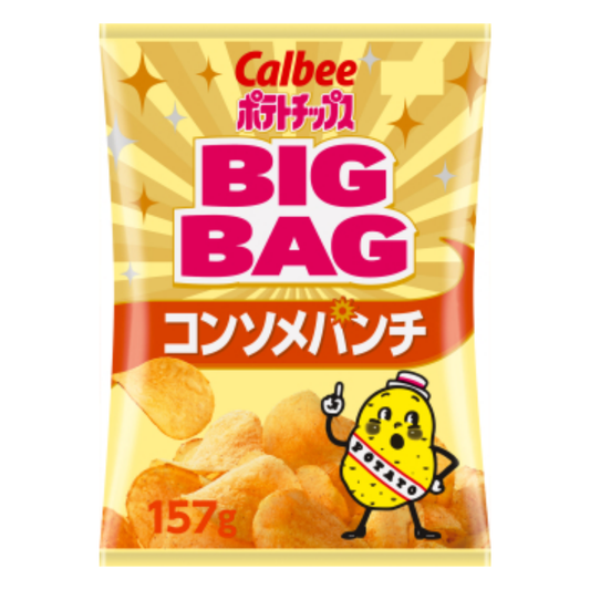 Calbee Big Bag Potato Chips: Consomme Punch