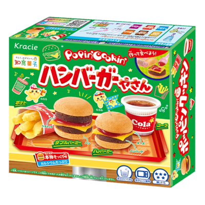 Kracie Poppin Cookin Hamburger Shop Soft DIY Candy Kit