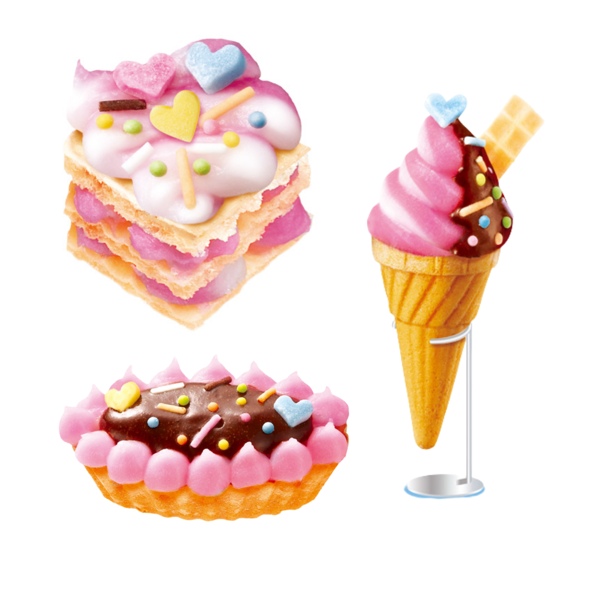 Kracie Poppin Cookin Whipped Cake Shop Soft DIY Candy Kit