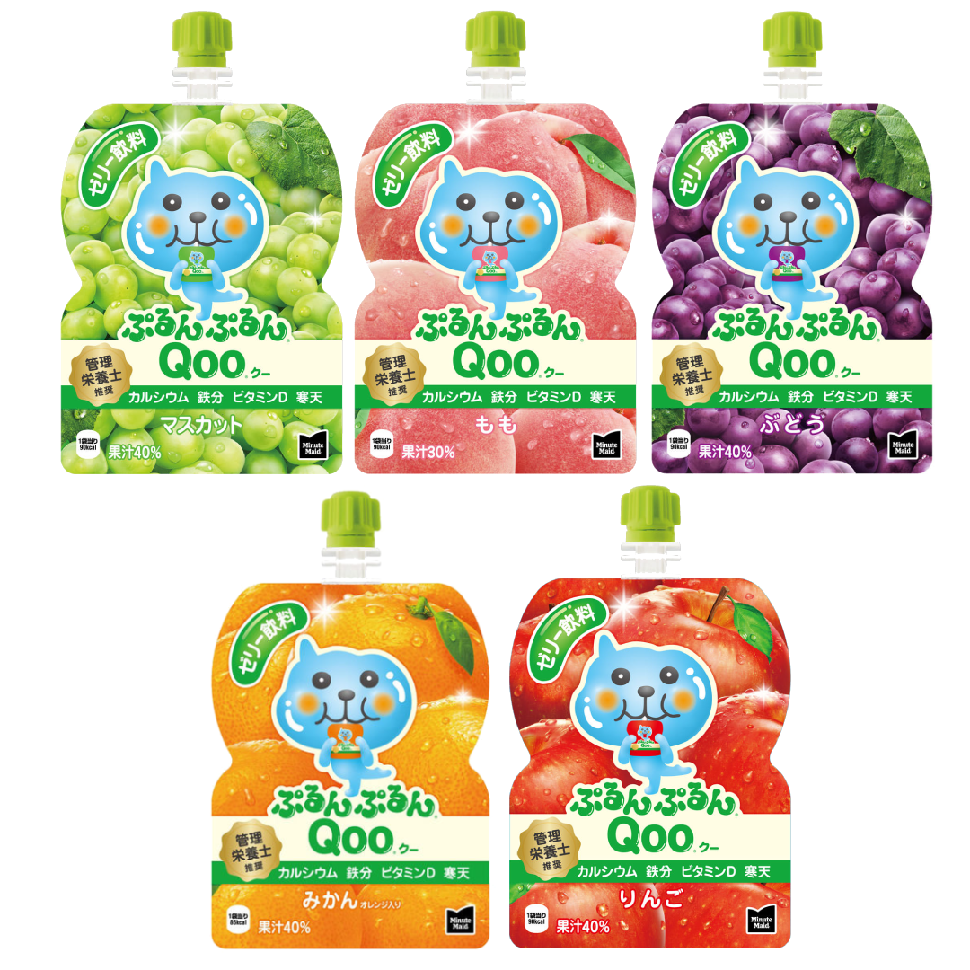 COCA-COLA  Minute Maid Qoo Jelly Drink 125g Pouch