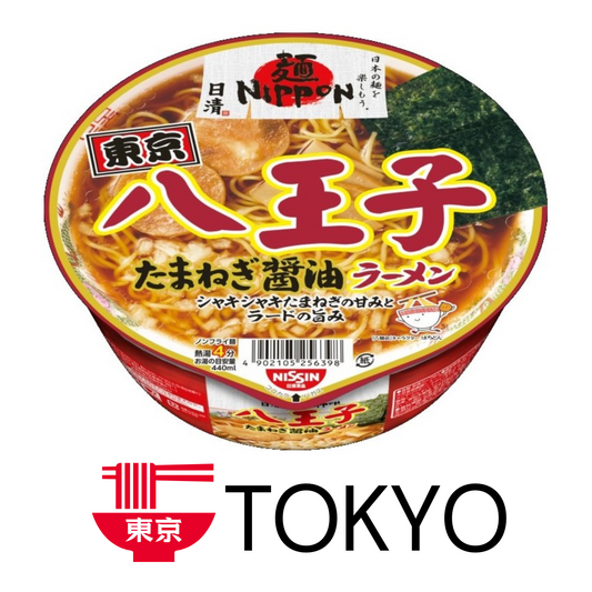 NISSIN Ramen Nippon Noodle Hachioji Onion Shoyu