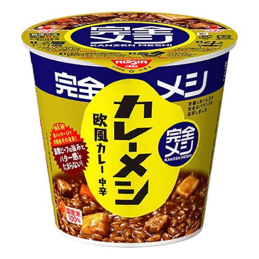 NISSIN  KANZEN MEAL Curry-Meshi Rice Instant Curry Rice: European style Curry