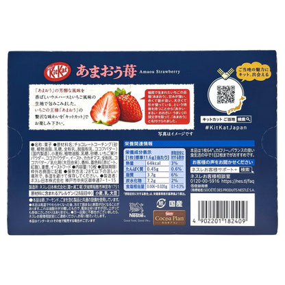 Nestle Japanese KitKat Wafer Chocolate: Amaou Strawberry (Fukuoka)