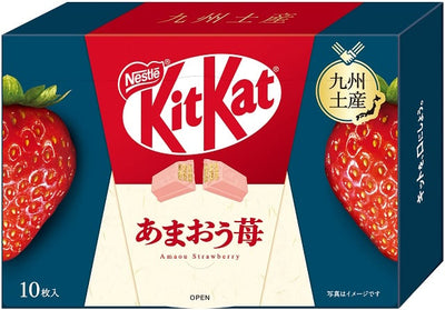 Nestle Japanese KitKat Wafer Chocolate: Amaou Strawberry (Fukuoka)