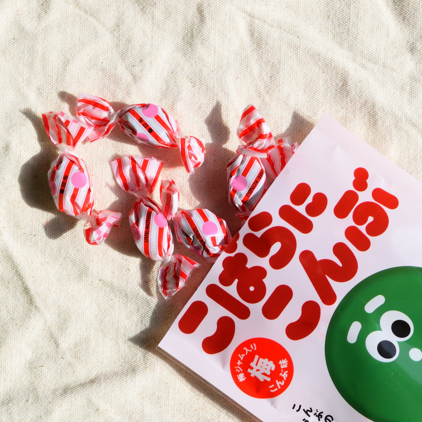 NANIWA SEIKA KobaraniKombu Soft Kelp Candy : Ume (Japanese Plum)