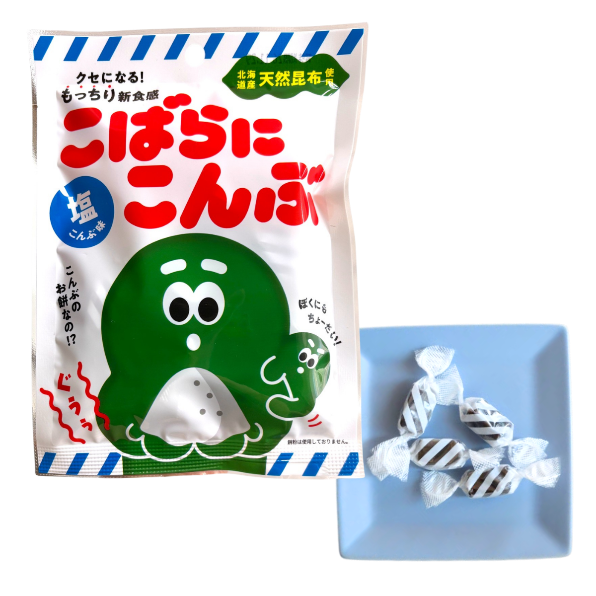 NANIWA SEIKA KobaraniKombu Soft Kelp Candy :Salty