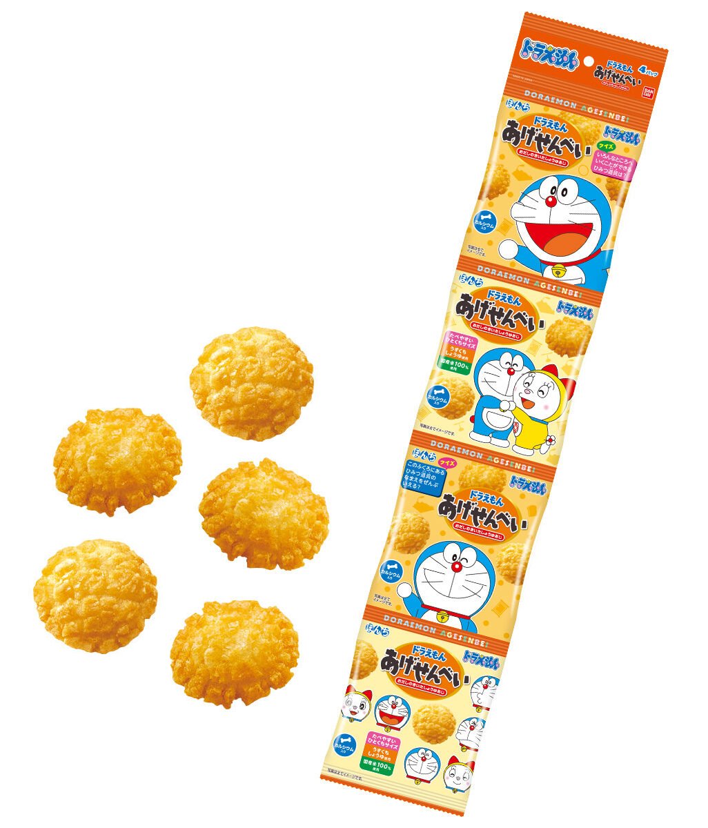 4P Doraemon Rice Cracker