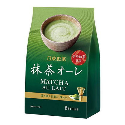 Nittoh-tea Matcha au lait 8P (Instant)