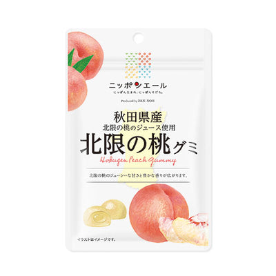 Nippon-yell Akita Hokugen Peach Gummy
