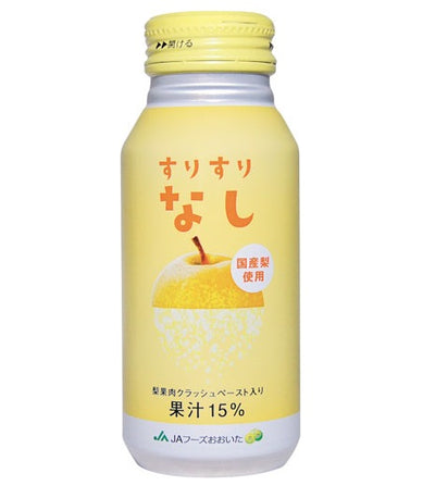 JA FOODS OITA Surisuri Pear Drink 190g Bottle Can