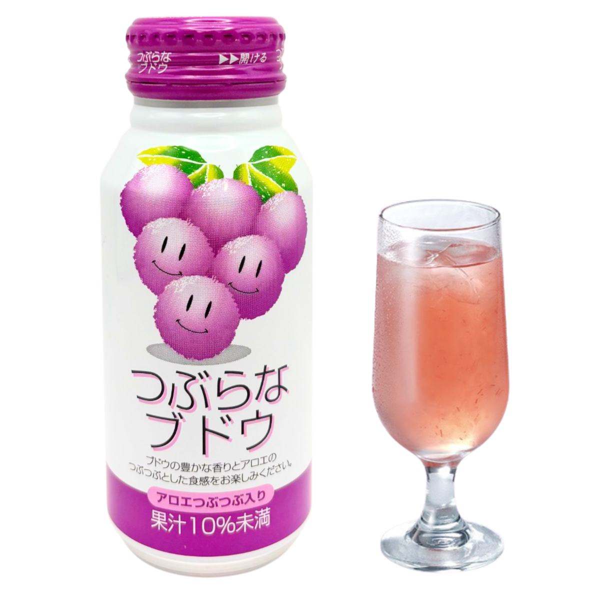 JA FOODS OITA Tsuburana Drink Bottle Can: Grape