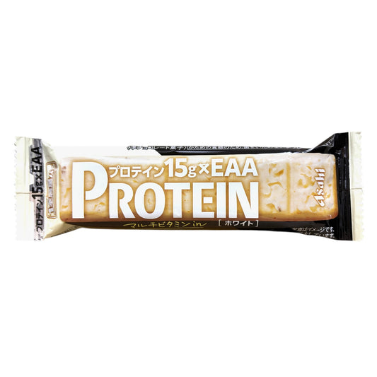 ASAHI GROUP FOOD Ippon Manzoku Protein Chocolate Bar: White 