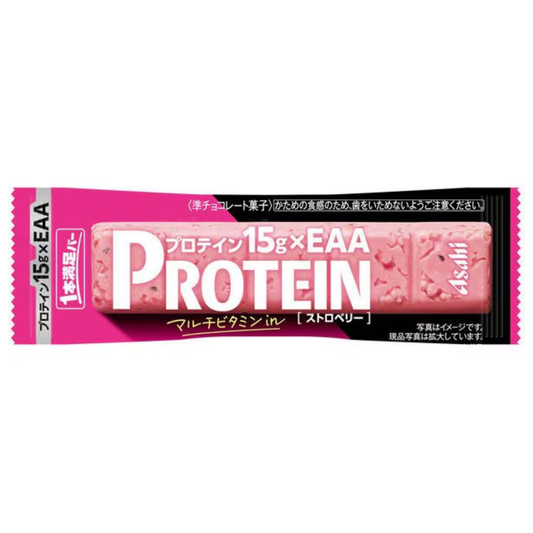 ASAHI GROUP FOOD Ippon Manzoku Protein Chocolate Bar: Strawberry
