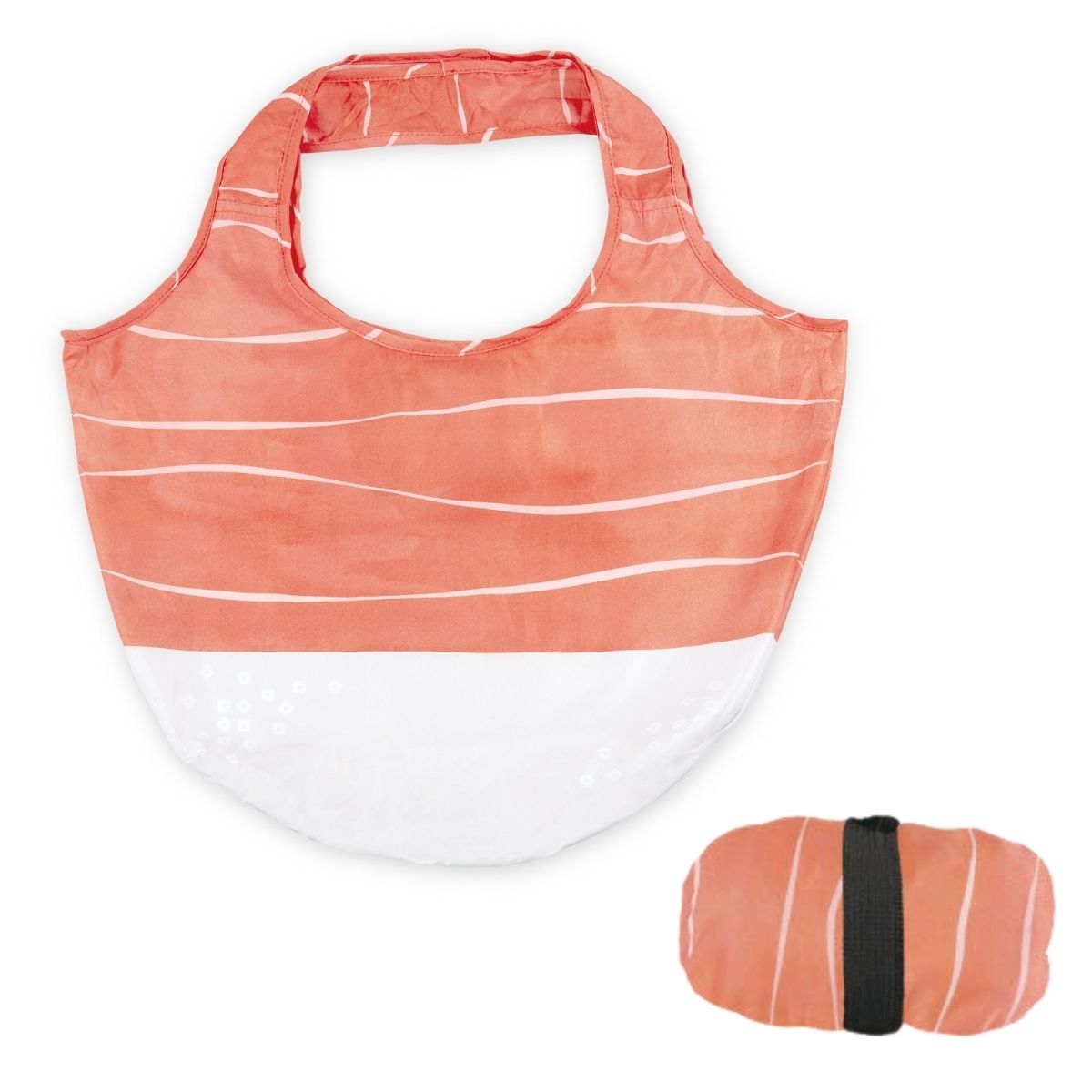 Japanese sushi eco bag salmon design