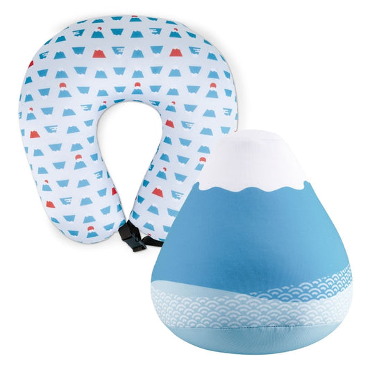 KISHIMA Mt. Fuji 2-Way Travel Neck Pillow